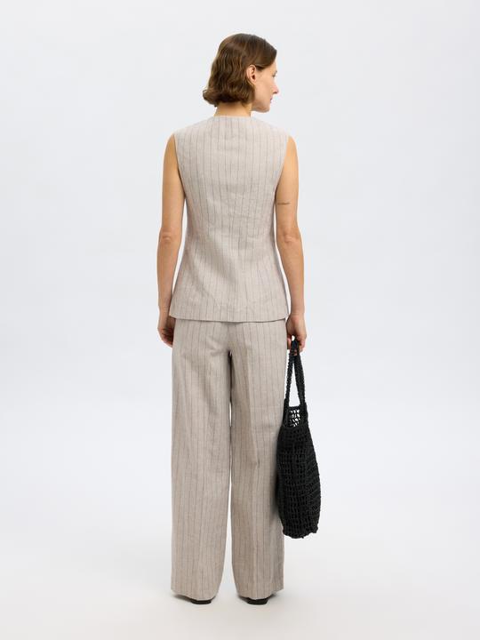 Produktbild Selected Femme Leinenmix Hose mit weitem Bein (34)