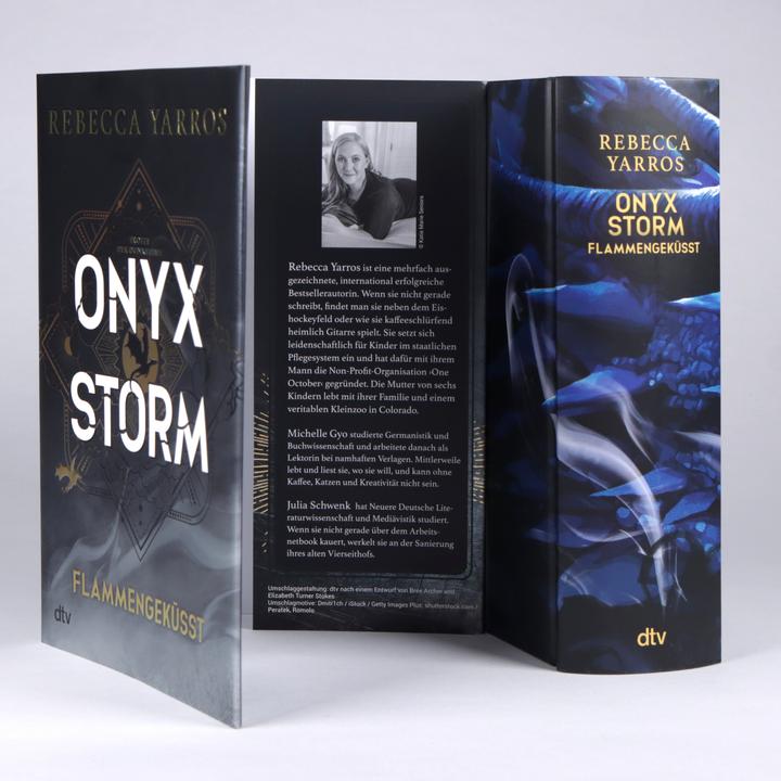 Actual product image Onyx Storm (German, Rebecca Yarros, Julia Schwenk, Michelle Gyo, 2025)