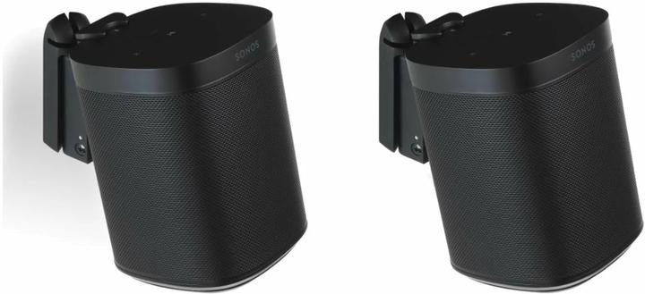 Immagine prodotto Flexson Supporto da parete per Sonos One e Play:1 (1 coppia, Installazione a parete, Perno di rotazione, Rotante, Inclinabile)