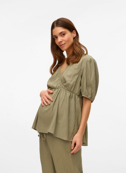 Actual product image Mamalicious Normal geschnitten Rundhals Top Bluse (L)