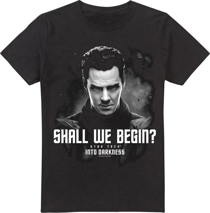 Star Trek: Into Darkness Mens Shall We Begin T-Shirt