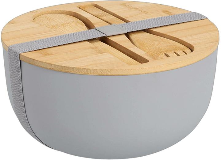 Produktbild Zeller Present Salatschüssel mit Besteck und Deckel (23.50 cm, 3 l, 1 x)