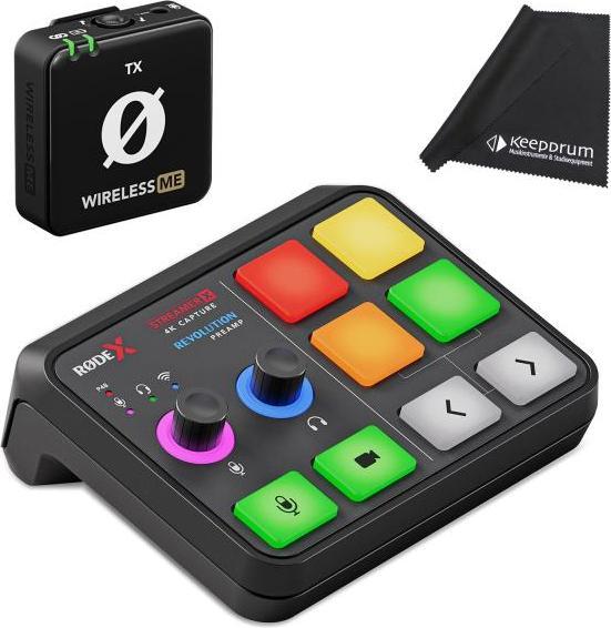 Produktbild RØDE X Rode Streamer X Interface mit WIME-TX Mikrofon (Studio- und Livemixer)