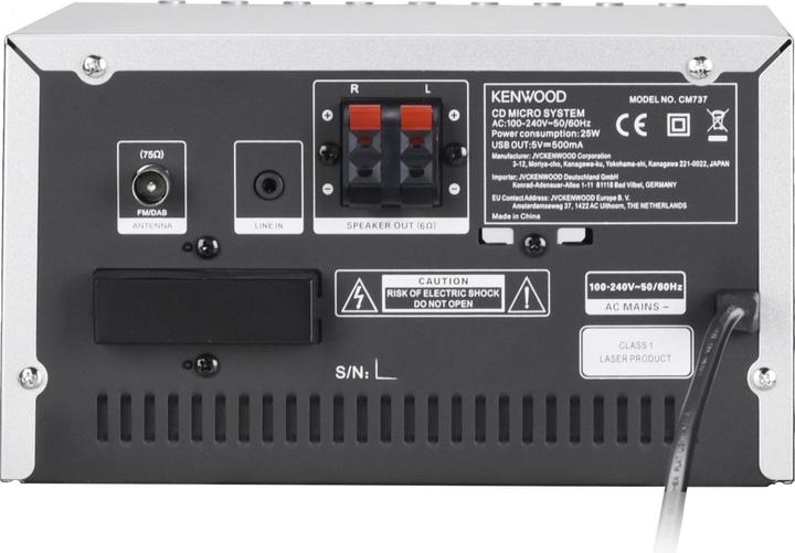 Actual product image Kenwood M-7000S (Bluetooth, Wi-Fi, CD player, 2x 30 W)
