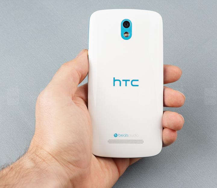 Actual product image HTC Desire 500 (4 GB, Glacier Blue, 4.30", Dual SIM, 8 Mpx, 3G)