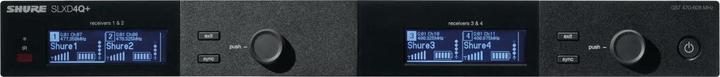 Actual product image Shure SLXD4Q+E=-G65 - Odbiornik poczwórny cyfrowy (470-606 MHz)