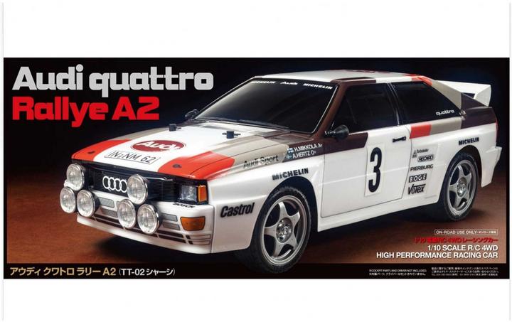 Image du produit Tamiya Kit Audi Quattro A2 (TT-02) (Kit)