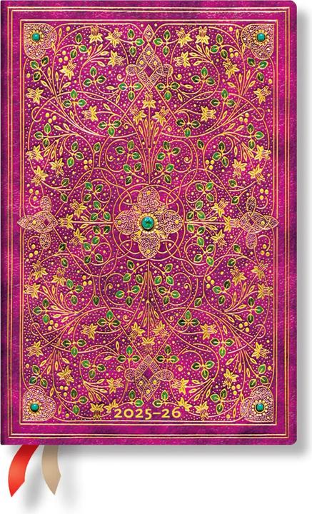 Paperblanks PAPERBLAN Agenda Jubilé Diam. Mini 25/26 DF0863-8 1W/2S 13M FR HOR HC 9.5x14cm (9.5 x 14 cm, French)