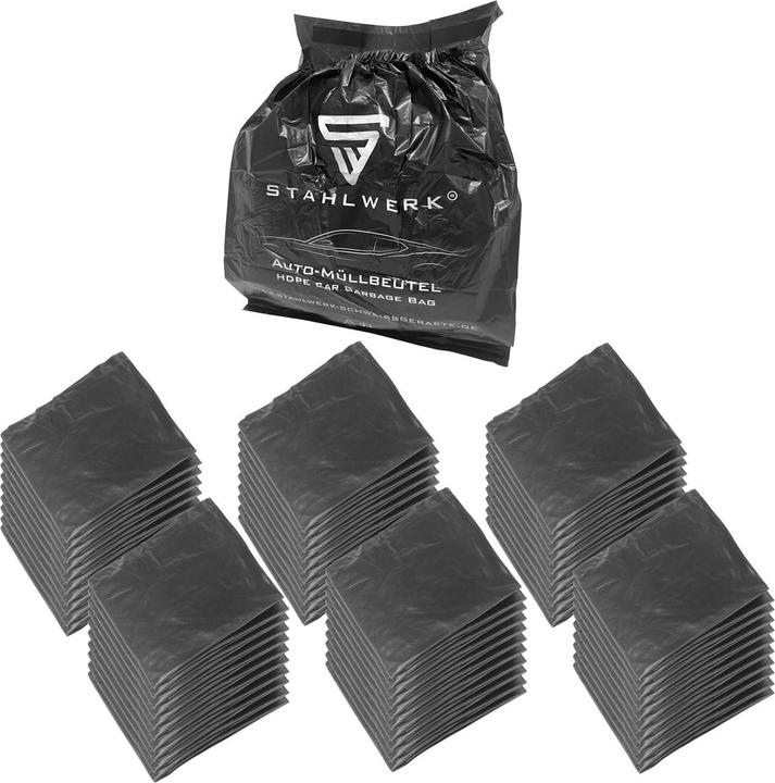 Produktbild Stahlwerk Automüllbeutel 60 Stück 4,5 Liter 23 x 30 cm extra starke Abfallbeutel (60 x, 4.50 l)