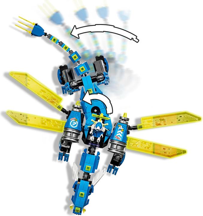 Actual product image LEGO Jay's Cyber-Dragon (71711, LEGO Ninjago)