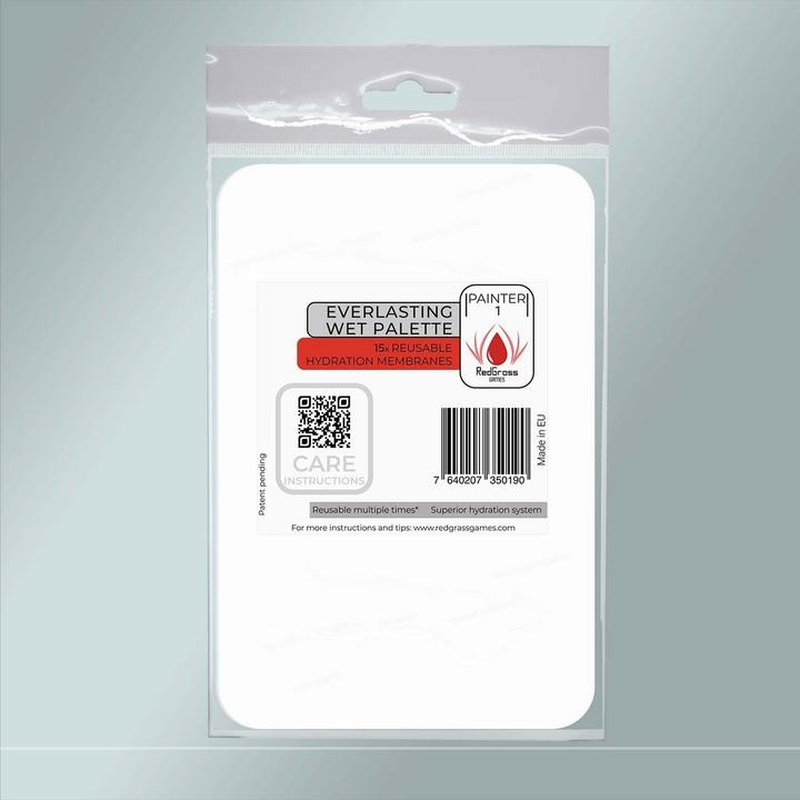 Redgrass 15x Reusable Membranes Painter v1 & Lite for Everlasting Wet Palette -