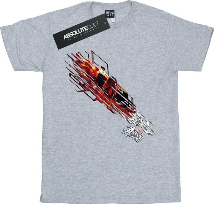 Avengers Iron Man Shooting Burst TShirt (3XL)