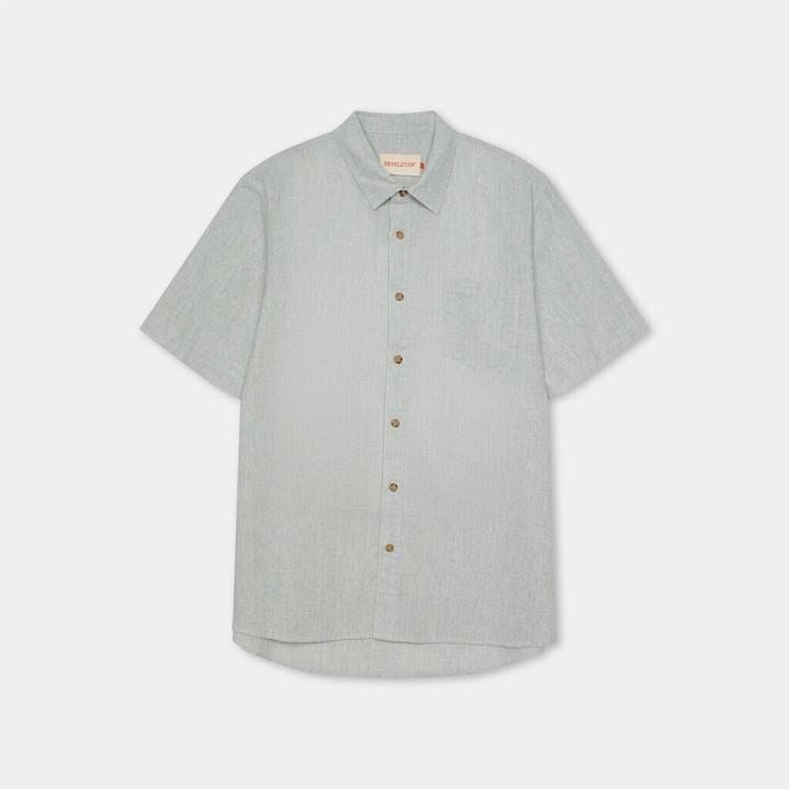 Revolution hemd mit kurzen ärmeln loose (XXL)
