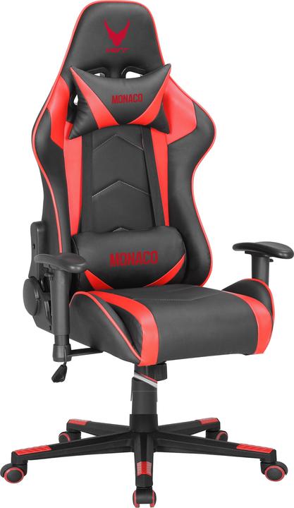 Productafbeelding Omega Gaming stoel Varr Monaco Gaming Chair, zwart-rood