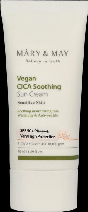Immagine prodotto Mary&May CICA Crema Solare Lenitiva SPF50+ PA++++ 50ml Crema Solare Coreana Viso Vegan Cura Quotidiana (Crema solare viso, SPF 50, 50 ml, 0.05 g)