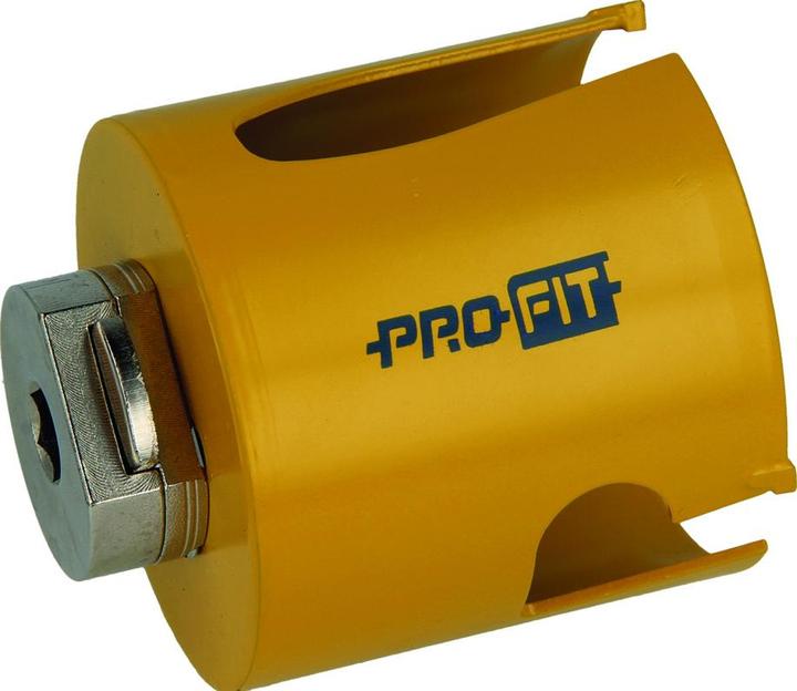 Actual product image Pro-Fit Hole saw Multipurpose Saw-Ø 80 mm Cutting depth 52 mm HSS Shank design hexagonal (80 millimetres)