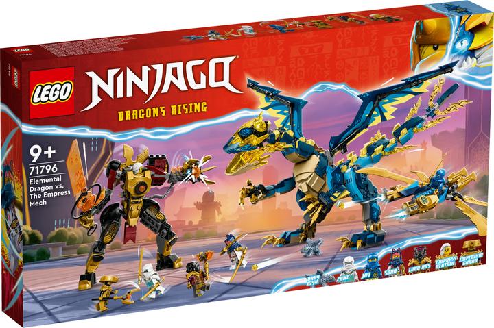 Actual product image LEGO Imperial Mech Duel against the Elemental Dragon (71796, LEGO Ninjago)