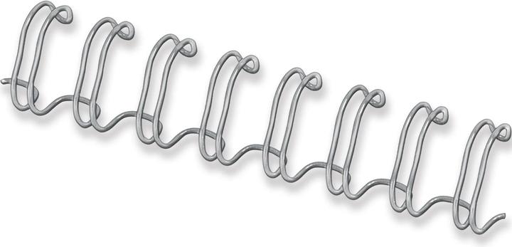 Fellowes Wire comb 6mm, 34 loops, silver, 100 pcs.