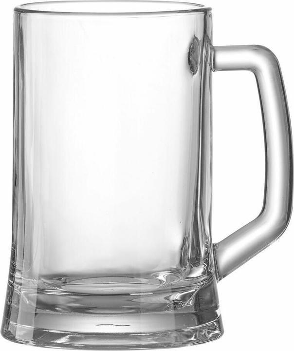 Ritzenhoff & Breker Bierkrug LEO, 0,5 Liter aus Kalk-Soda, spülmaschinenfest, Höhe: 130 mm (0.50 l, 1 x)