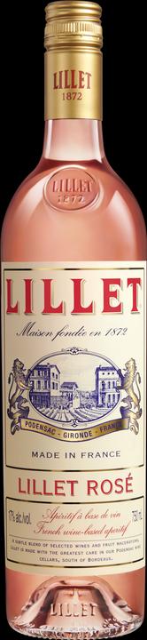 Produktbild Lillet Geschenkset Rosé 0.75 l mit Glas (18 Jahre, 17 %, Frankreich, 1 x 75 cl, Wermut)