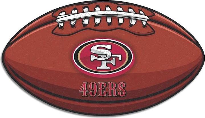 Produktbild Iconic NFL - San Francisco 49ers – Football mit Logo - Holz Puzzle Grösse M (270 Teile) (270 Teile)