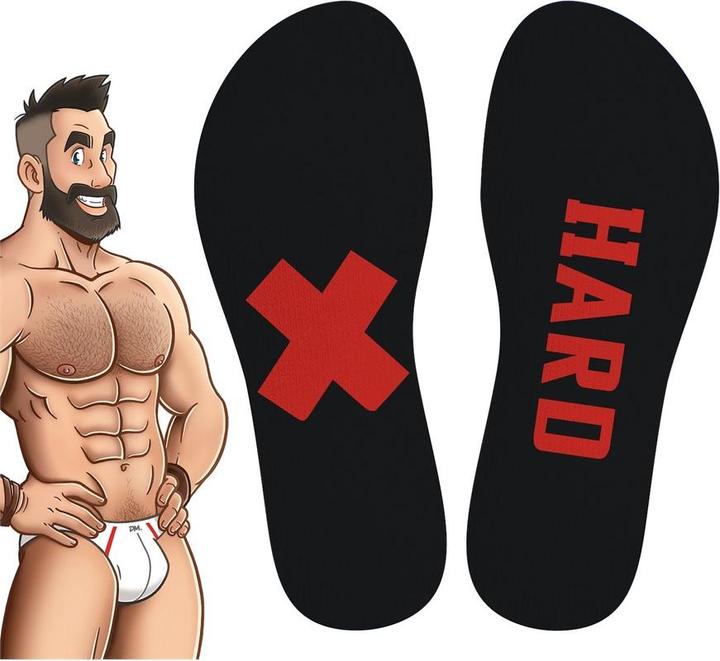 Sneakxx Socks "HARD RED" (39 - 45)