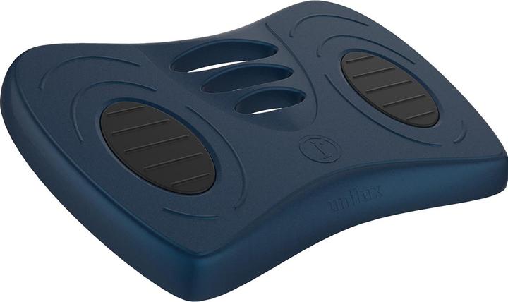 Actual product image Unilux CHRYSALIS OCEANIS footrest, dark blue Footrest made of 100% recycled PP, 3 tilt angles (430 x 310 mm)