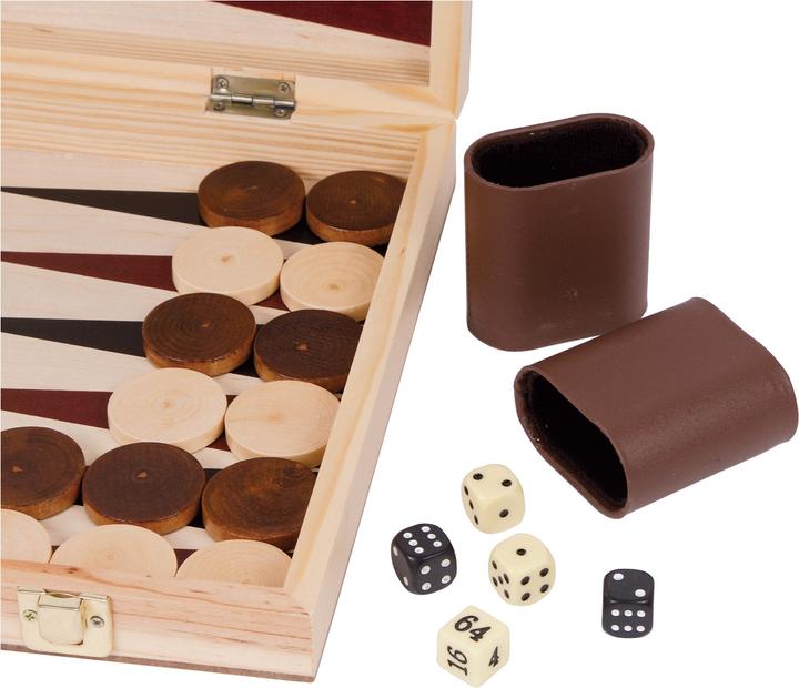 Actual product image small foot Chess and Backgammon