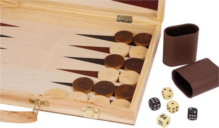 Actual product image small foot Chess and Backgammon