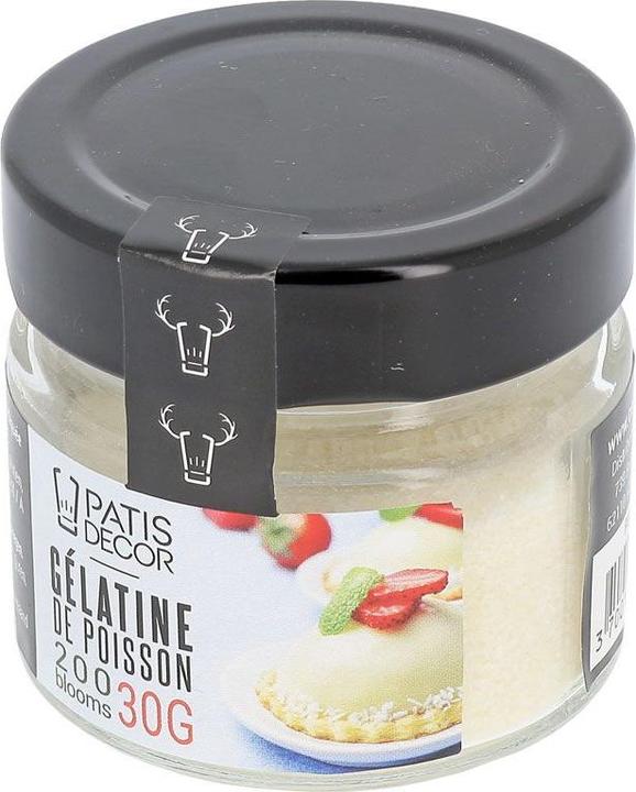 Immagine prodotto Patisdécor Gelatina di pesce in polvere 200 Bloom (50g) (30 g)