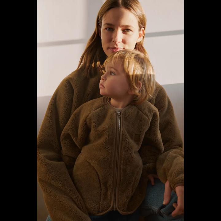 Produktbild Liewood Fleecejacke Calina Oat Mini-Me (128)