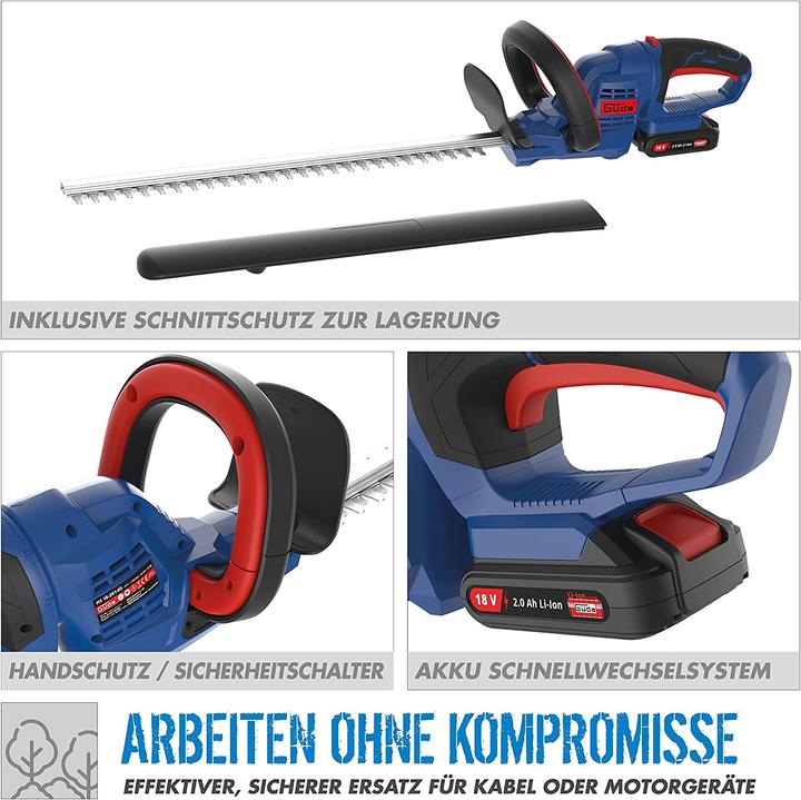 Produktbild Güde HS 18-201-05 (Akkuheckenschere)