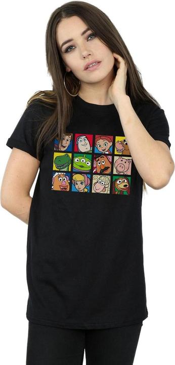 Immagine prodotto Disney Toy Story Character Squares Maglietta Ampia Donna (XL)