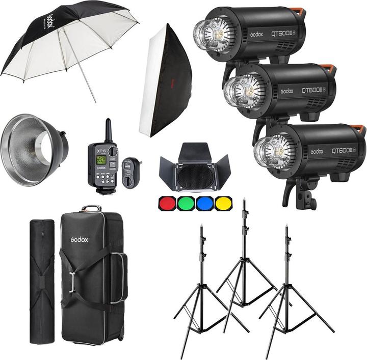 Actual product image Godox QT600IIIM D Trio Studio Kit (Set)