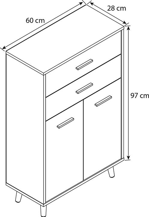 Produktbild VCM Landos (60 x 28 x 97 cm)