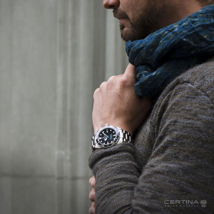Actual product image Certina DS Action Diver Powermatic 80 (Analogue wristwatch, Diving watch, 43 mm)