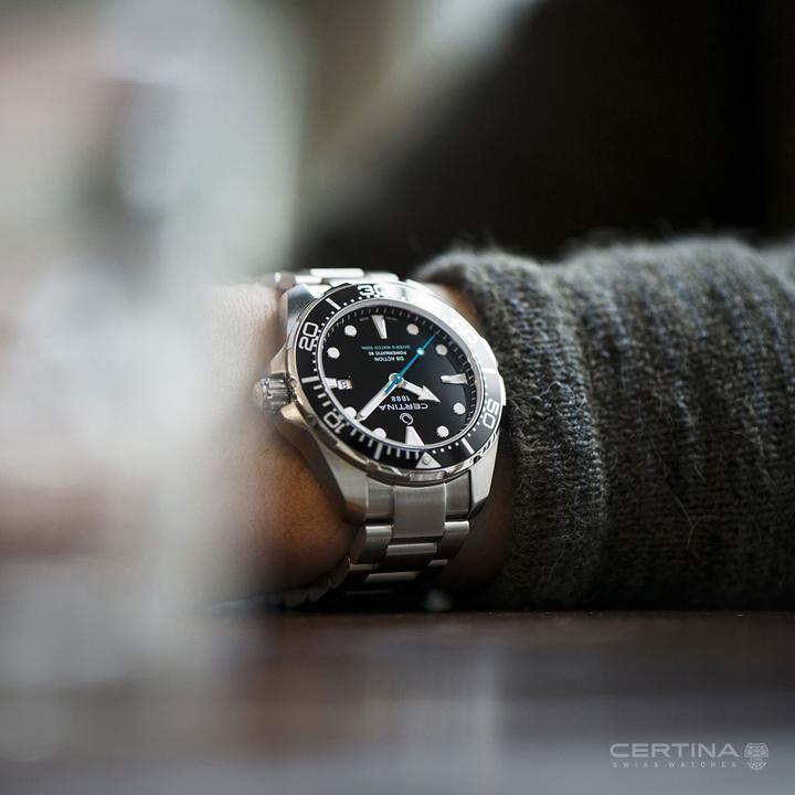 Actual product image Certina DS Action Diver Powermatic 80 (Analogue wristwatch, Diving watch, 43 mm)