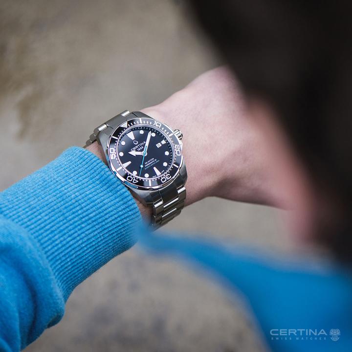 Actual product image Certina DS Action Diver Powermatic 80 (Analogue wristwatch, Diving watch, 43 mm)
