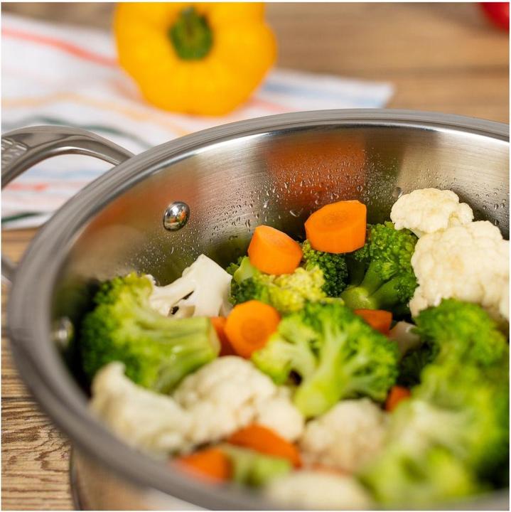 Actual product image Kuhn Rikon Steaming attachment with side handle Ø 20 cm (20 cm, Metal)