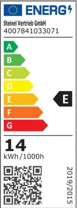Energie-Label Steinel XLED Home 2 S (1484 lm)
