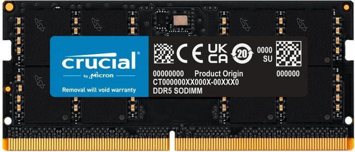 Productafbeelding Crucial CT48G56C46S5 (1 x 48 GB, 5600 MHz, DDR5 RAM, SO-DIMM)