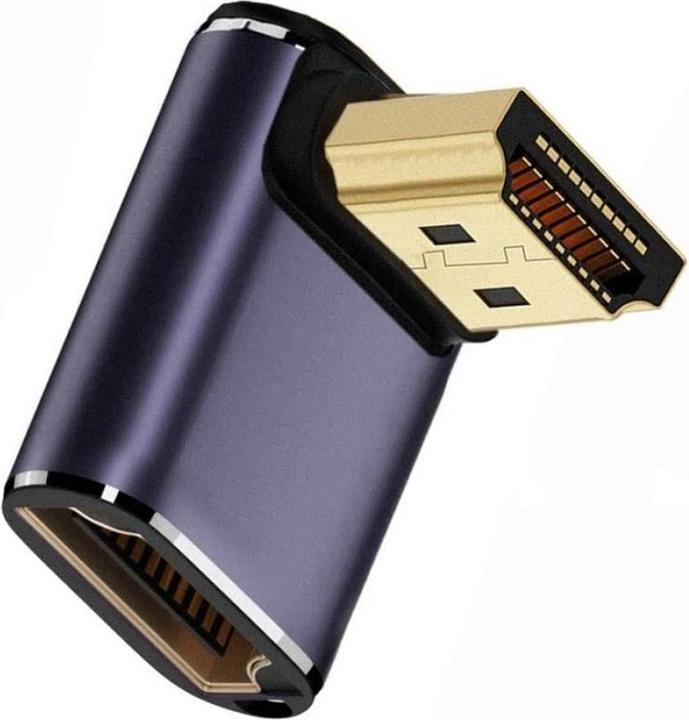 PowerGuard Adattatore da HDMI a HDMI 2.1 8K con angolo di 90 gradi a basso profilo (HDMI)