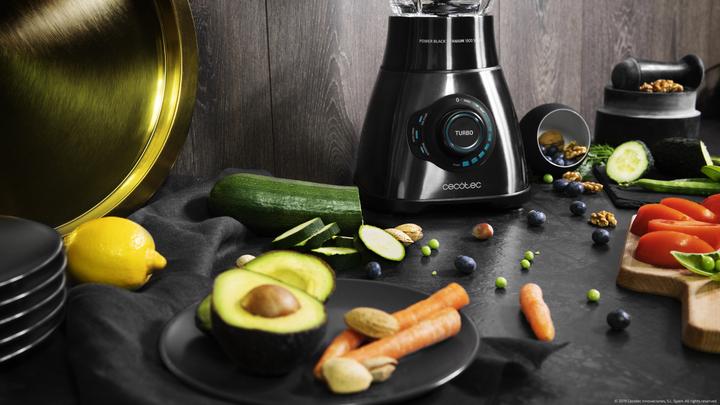 Actual product image Cecotec Mixeur Blender compatible Power Black Titanium 1800 Smart (1800 W)