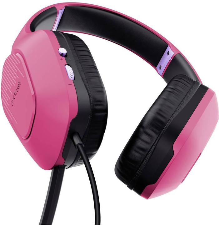 Produktbild Trust GXT415P ZIROX HEADSET – PINK (Kabelgebunden)