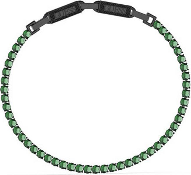 Guess Men Ìs steel bracelet with zircons Eternity JUMB03237JWBKGNT/U