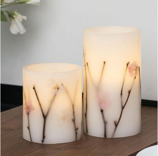 Productafbeelding Pauleen LED Kaarsenset Glanzende Bloesem Ø 85 mm (2 x)