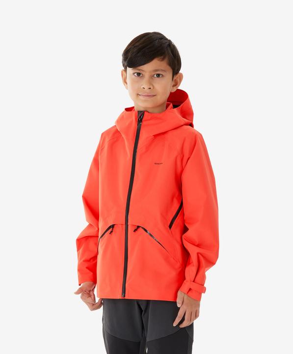 Actual product image Quechua Wanderjacke MH900 Kinder Gr. 122–170 wasserdicht Wandern orange