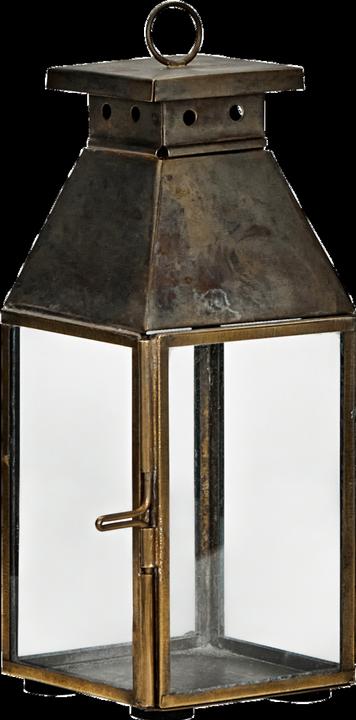 Produktbild House Doctor Windlicht, HDTilka, Antikes Messing-Finish (6.5 x 6.5 x 17.5 cm, 1 x)