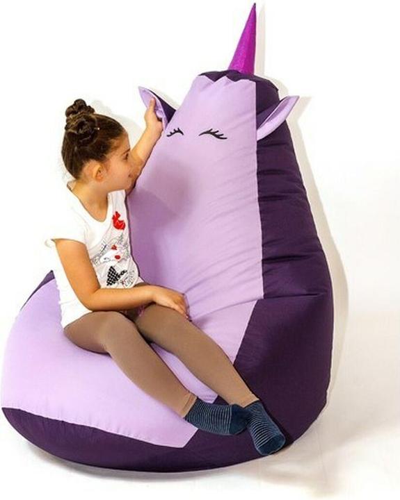 Image du produit Go Gift Sako sac pouffe licorne lilas-clair lilas L 105 x 80 cm