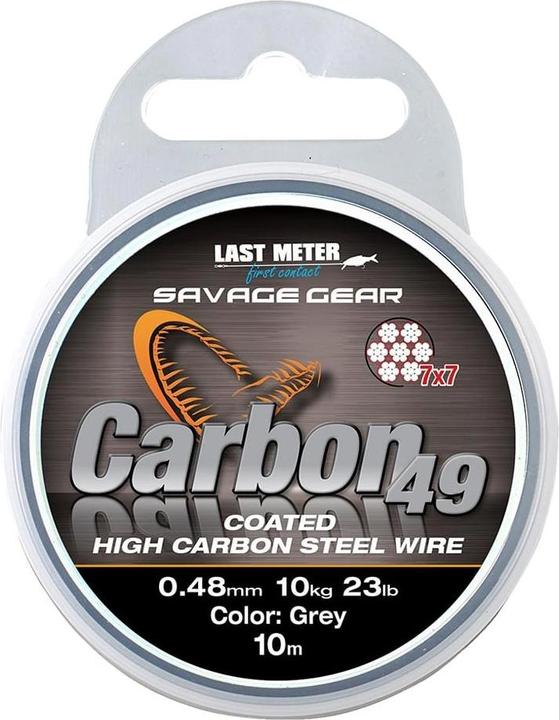 Actual product image Savage Gear Carbon49 10m (11 kg, 0.48 mm)